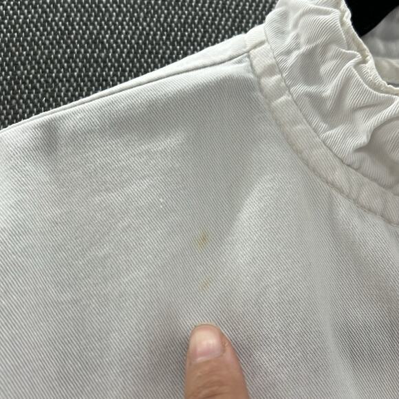 Vintage Crazy Shirtz Maui Hawaiian White Long Sleeve Pockets Shirt S Made In USA - Picture 7 of 15